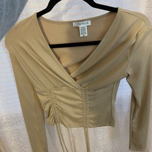 Worn once cute tan shirt